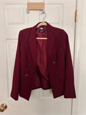 DKNY Blazer Jacket - Wine
